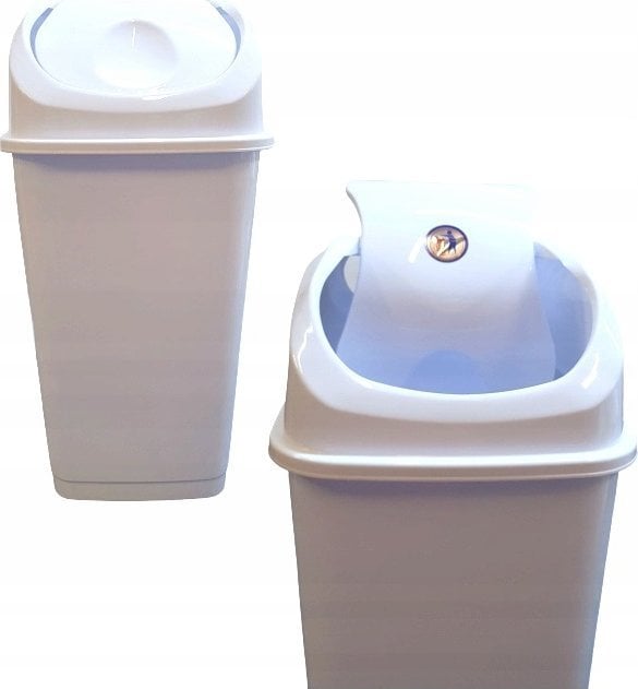 Pojemnik uchylny SLIM 35 l biały 355x285x577 mm