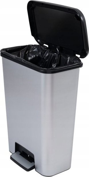 Kosz na śmieci Kadax na pedał szary