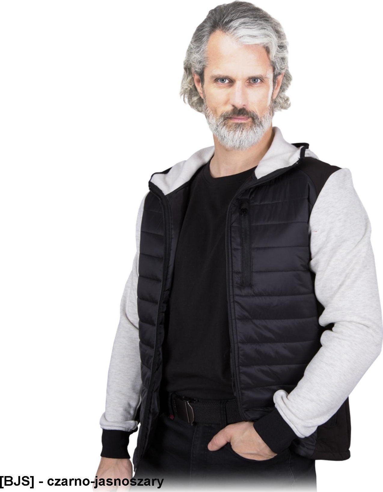 Leber&Hollman LH-TWISTER - męska kurtka ochronna ze stałym kapturem, powłoka 100% nylon 35 g/m M