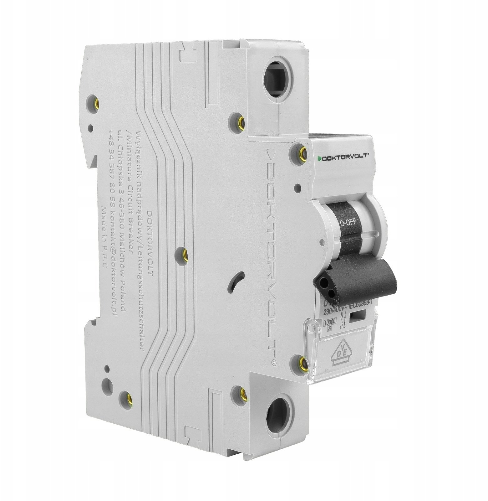 Wyłącznik nadprądowy MCB 10kA 1P 16A VDE C16A Doktorvolt DV-3646