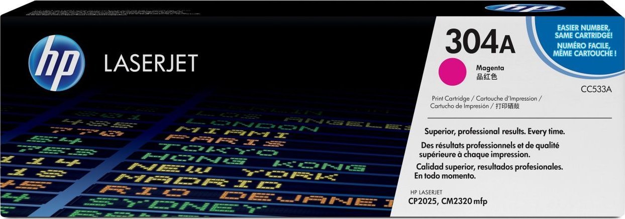 Toner HP 304A Magenta Oryginał (CC533A)