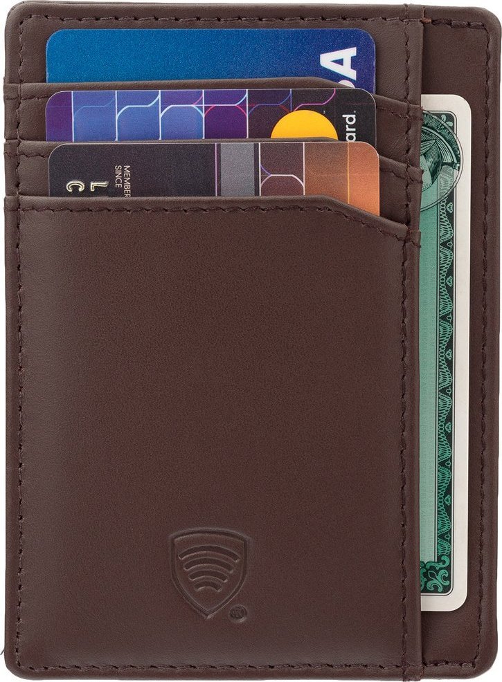 KORUMA Brązowe etui na karty antyRFID - Koruma (KUK-63THBR) Uniwersalny