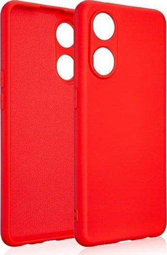 Beline Beline Etui Silicone Oppo Reno 8T czerwony /red