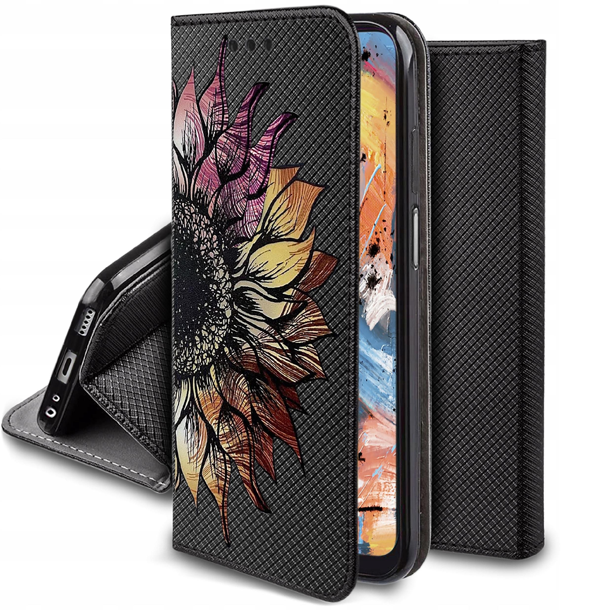 Etui do Realme 11 4G MAGNET WZORY CASE PORTFEL + SZKŁO 9H