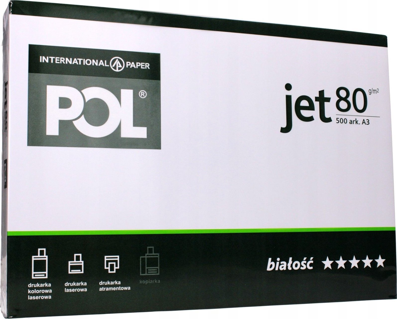 Q-Connect Papier Ksero A3 Poljet 80g 500ark Białość 166 KLASA A wysyłka tylko palet