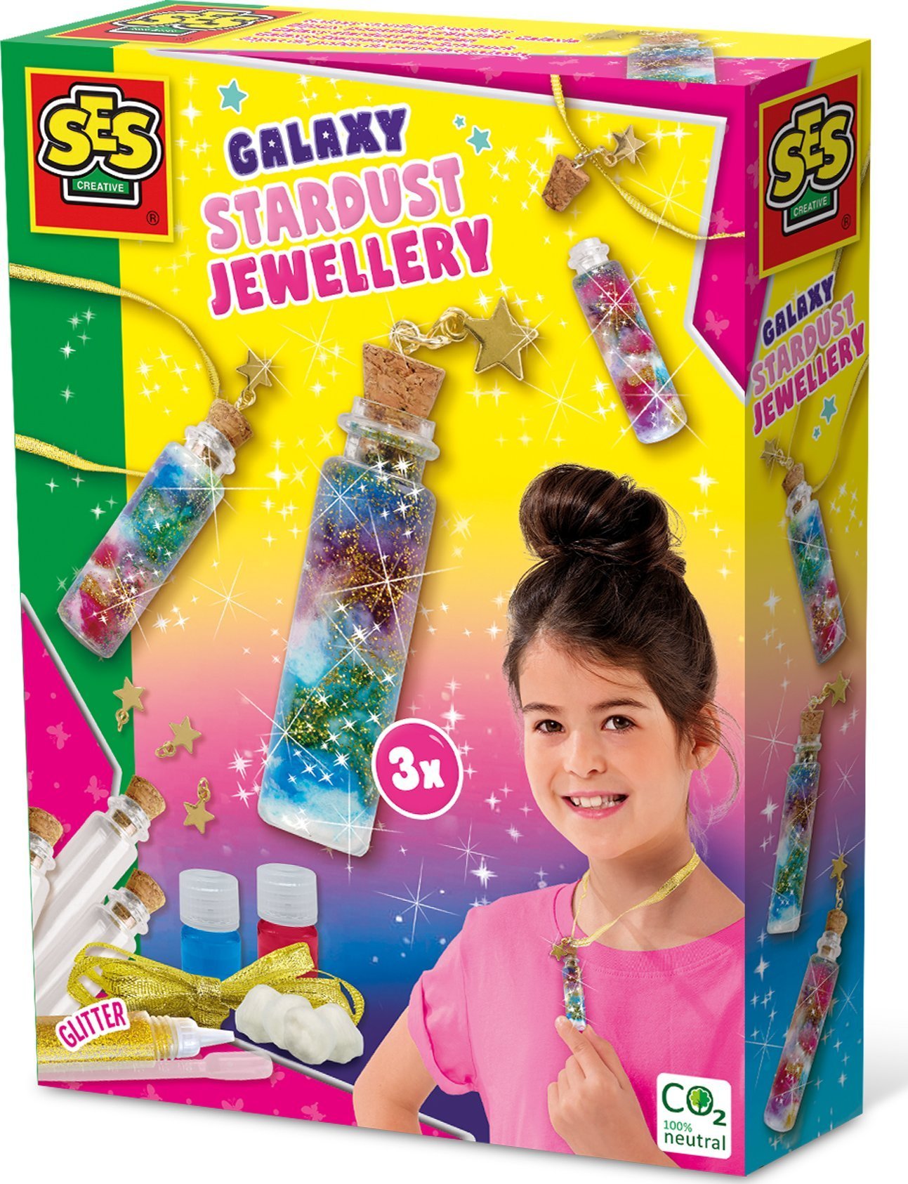 SES SES Biżuteria z gwiezdnego pyłu galaxy 14772 47723