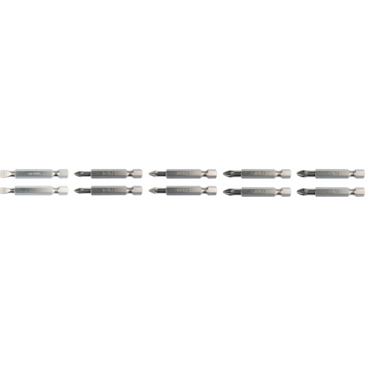 Yato Zestaw grotów do wkrętarki 50mm 10szt. (YT-04832)