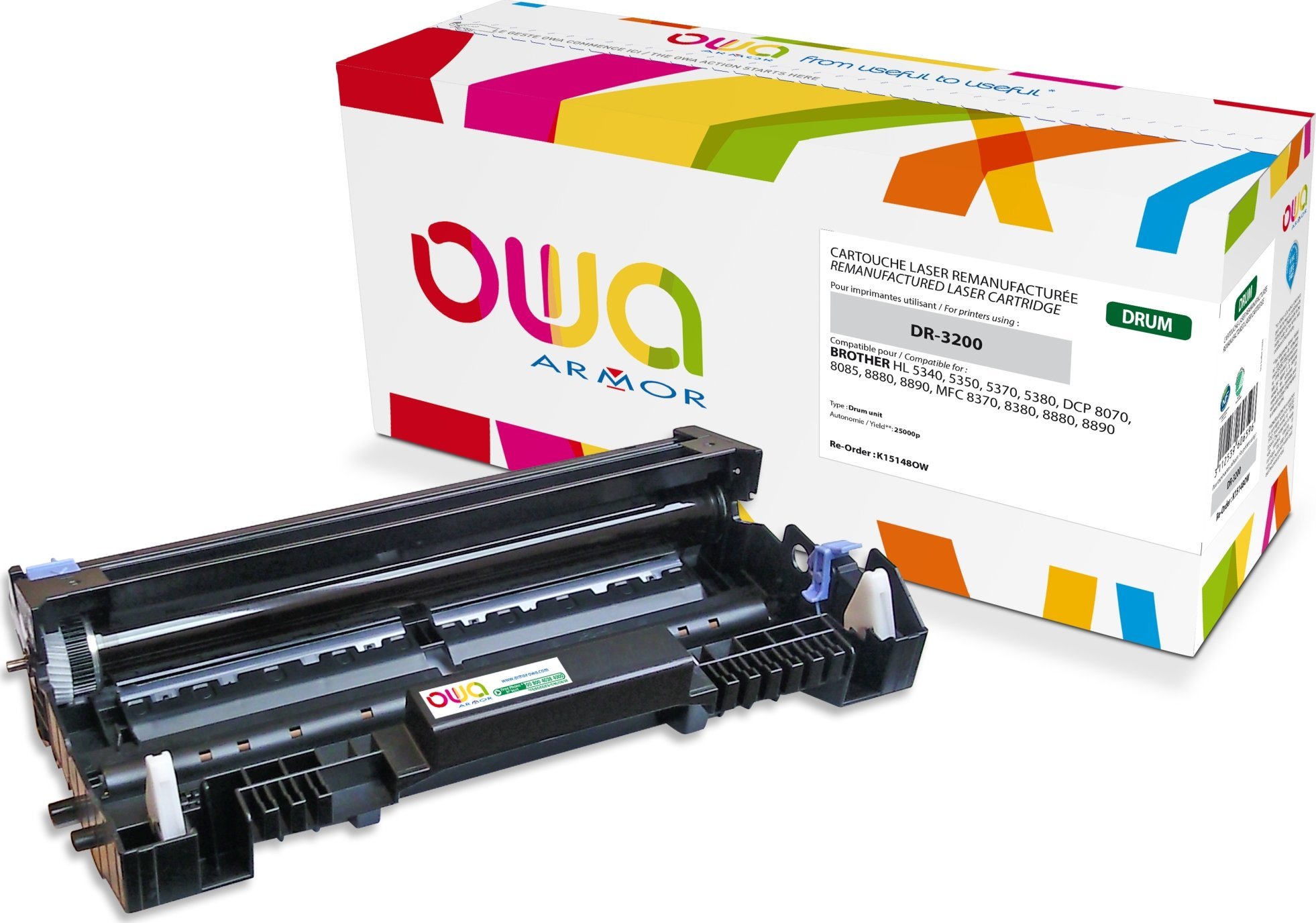 Armor Drum OWA Armor do BROTHER HL 5340, 5350, 5370, 5380, 25000 stron, DR3200 (DR-3200)