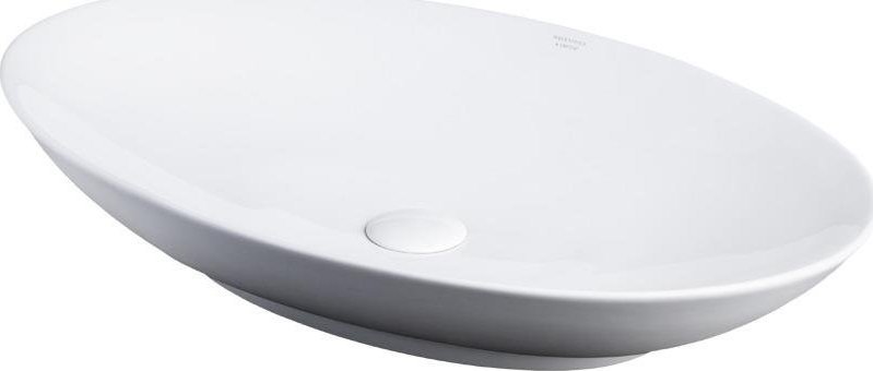 Umywalka Hagendsen&Smith Genus Ring nablatowa 68x42 biała połysk