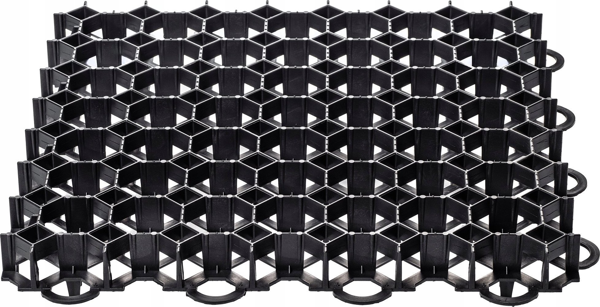 Kadax Kratka Ogrodowa Trawnikowa Parkingowa 50x50 Czarna