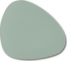 Zeller Podkładka pod szklankę, skóra syntetyczna, miętowa zieleń, 10 x 12 cm. Set: 6szt.