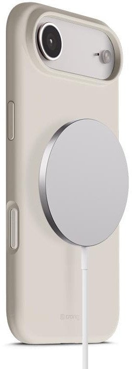 Crong Color Cover Magnetic - Etui MagSafe iPhone Air (kamienny beż)