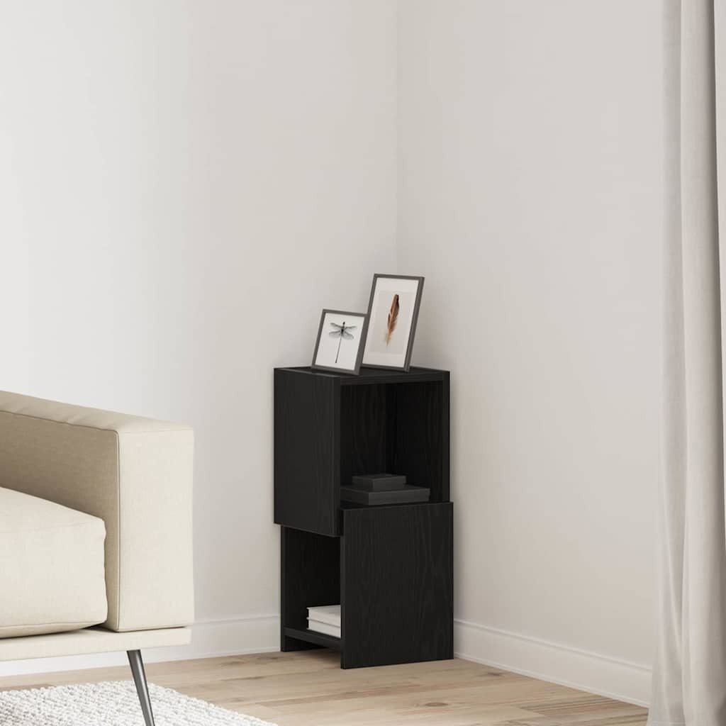 vidaXL Szafka narożna Biały 25,5x25x55cm Materiał z drewna pochodzenia