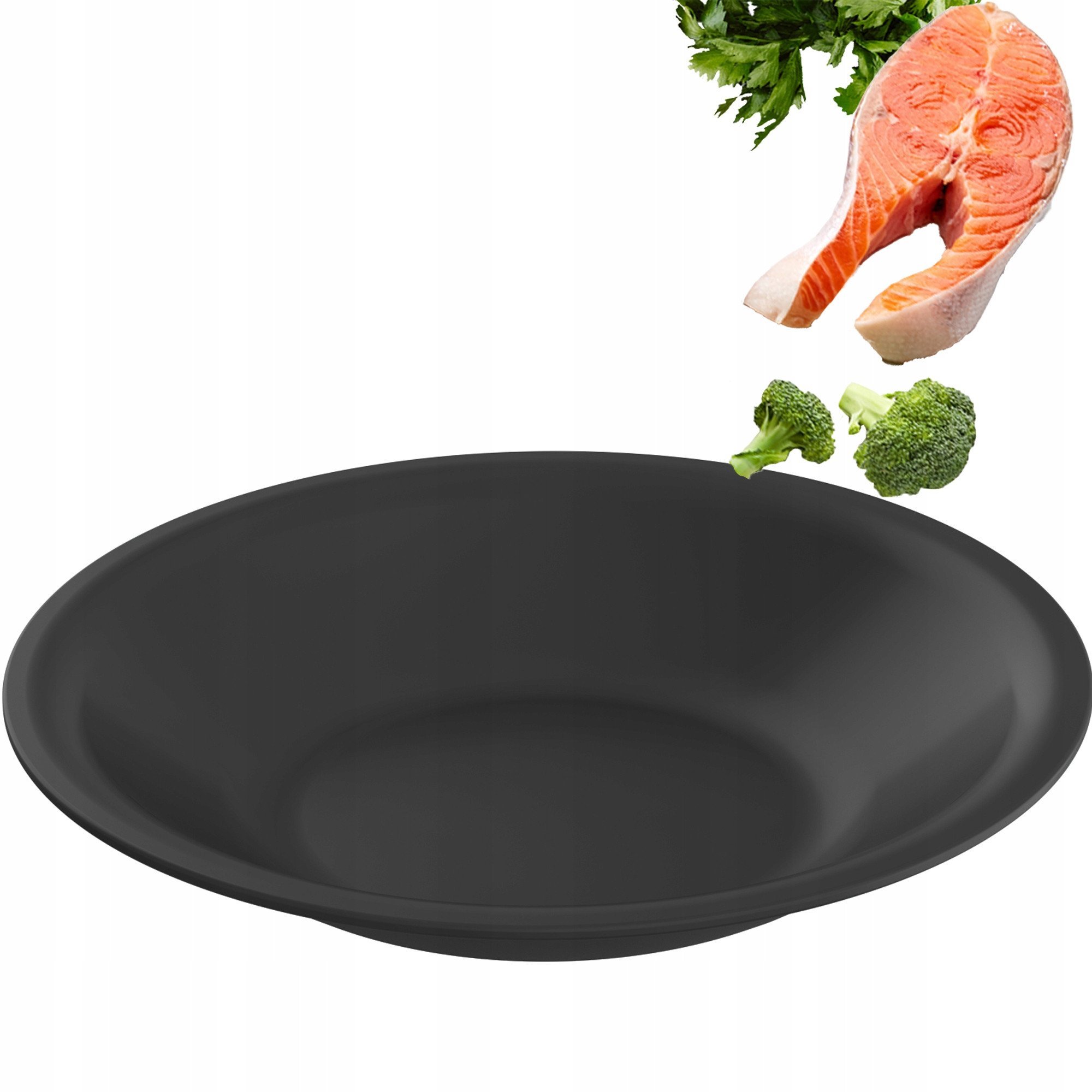 PLATE DEEP 21CM CARUBA BLACK