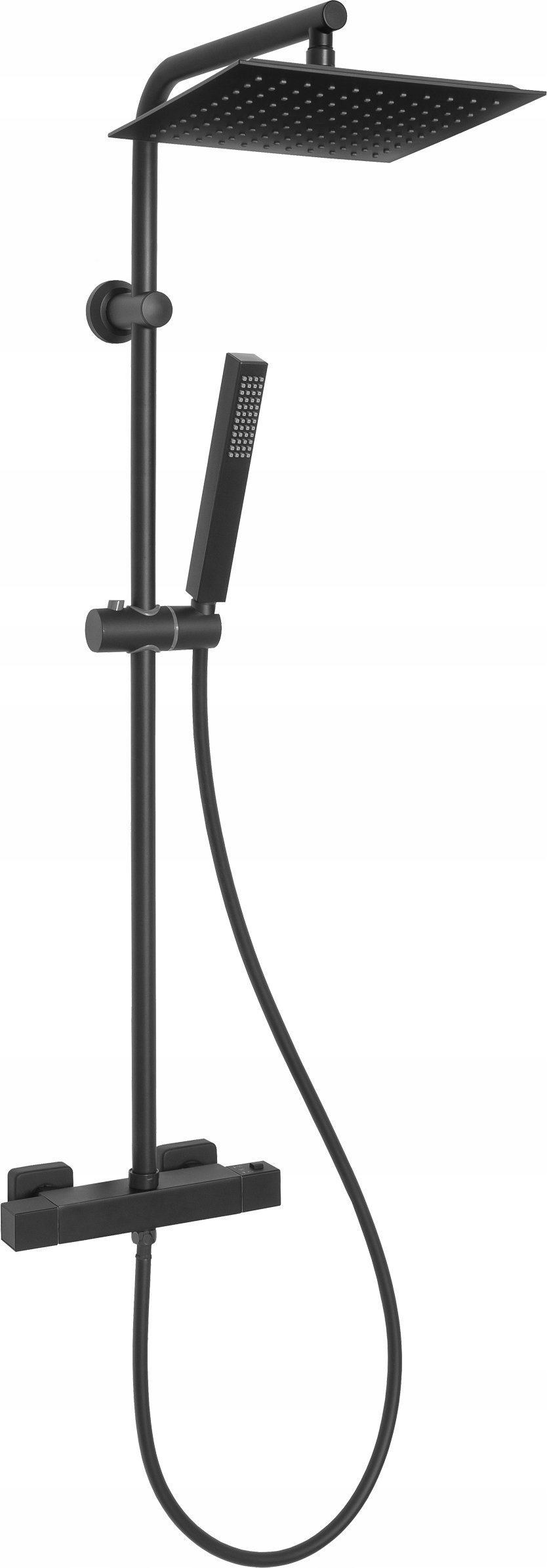 Invena SHOWER COLUMN SVART TERMOSTATIC BLACK