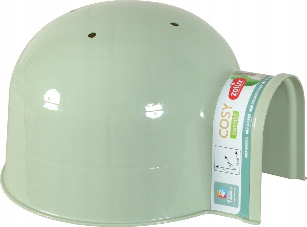 ZOLUX Domek igloo dla gryzonia plastikowy COSY duży zielony