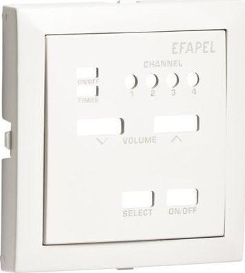 Efapel EFAPEL AQUARELLA ELEMENT CENTRALNY DO STEROWNIKA DŹWIĘKU MONO ALUMINIUM 90704 TAL