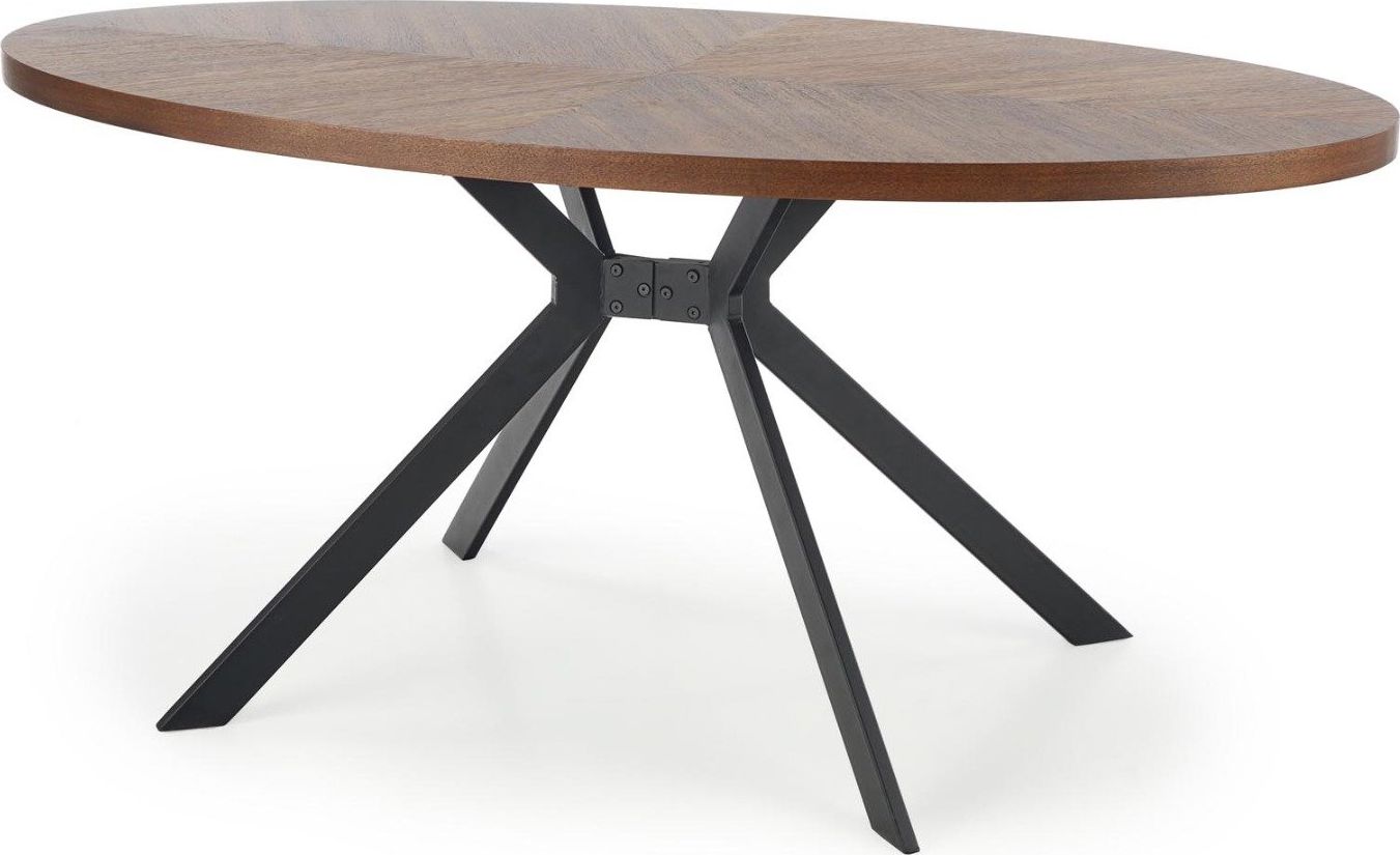 Halmar Stół LOCARNO 170x90 orzech/czarny