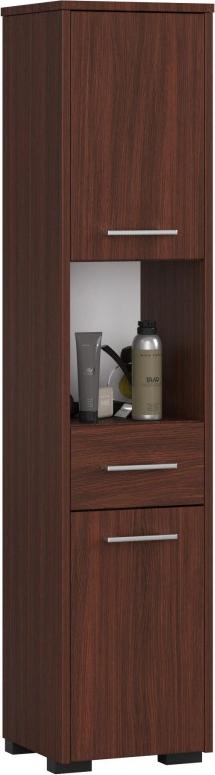 Fabryka Mebli Akord SŁUPEK REGAŁ ŁAZIENKOWY FIN 2D 1SZ 1W WENGE