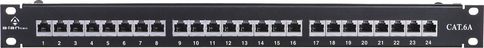 Alantec Patch panel 19" 1U STP kat.6A 24 porty LSA (PK040)