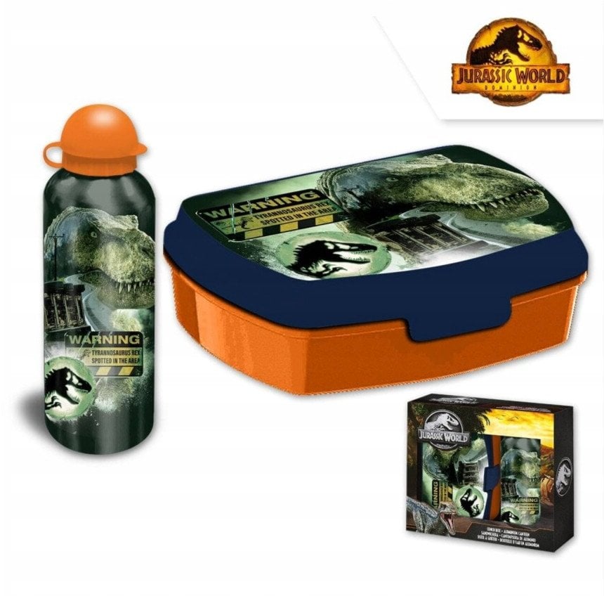 Lunch box + Bidon Jurassic World / śniadaniówka / Produkt na Licencji
