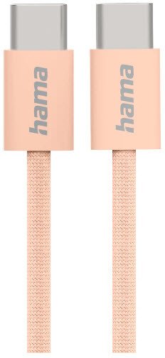 Kabel USB Hama USB-C - USB-C 1 m Pomarańczowy (002017270000)