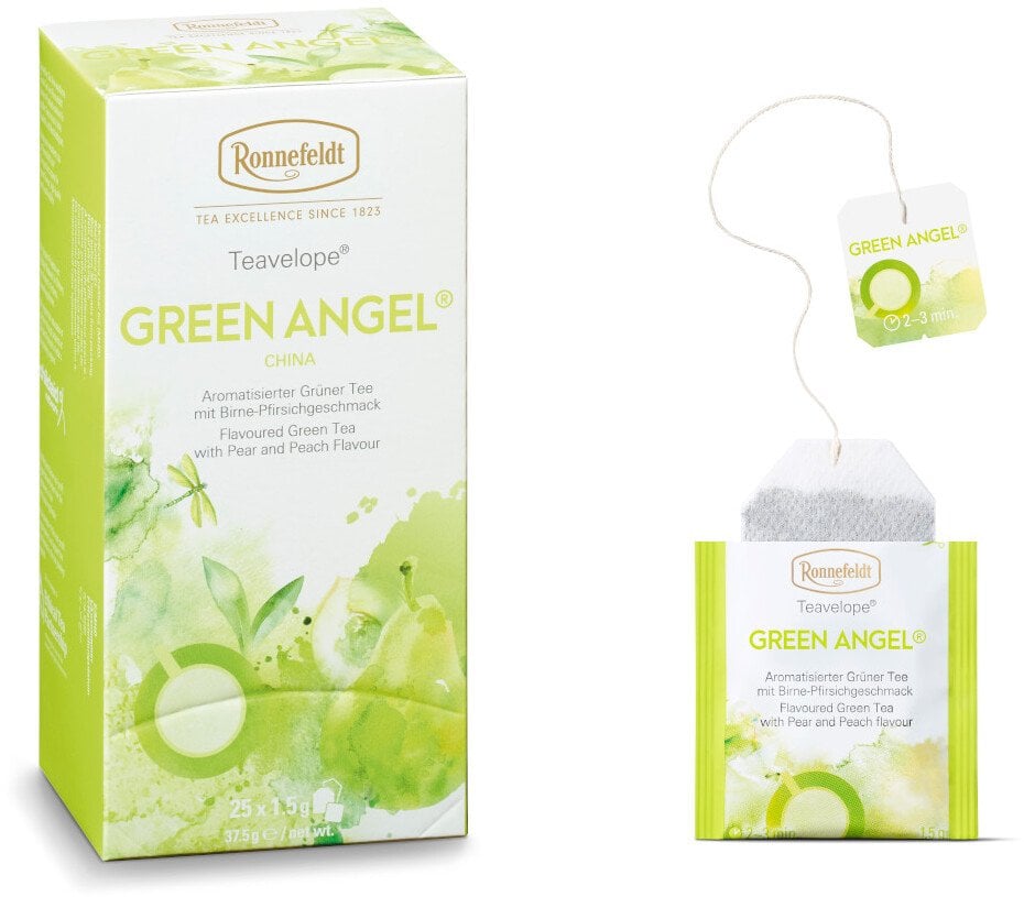 Ronnefeldt Zielona herbata Teavelope Green Angel 25 saszetek