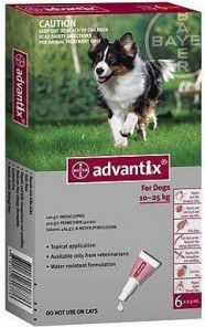 Bayer ADVANTIX SPOT-ON 2.5 ML X 1 10-25KG PIPETA