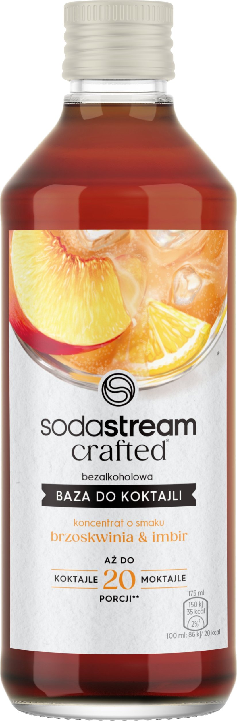 Sodastream Syrop Crafted Brzoskwinia i Imbir 330 ml