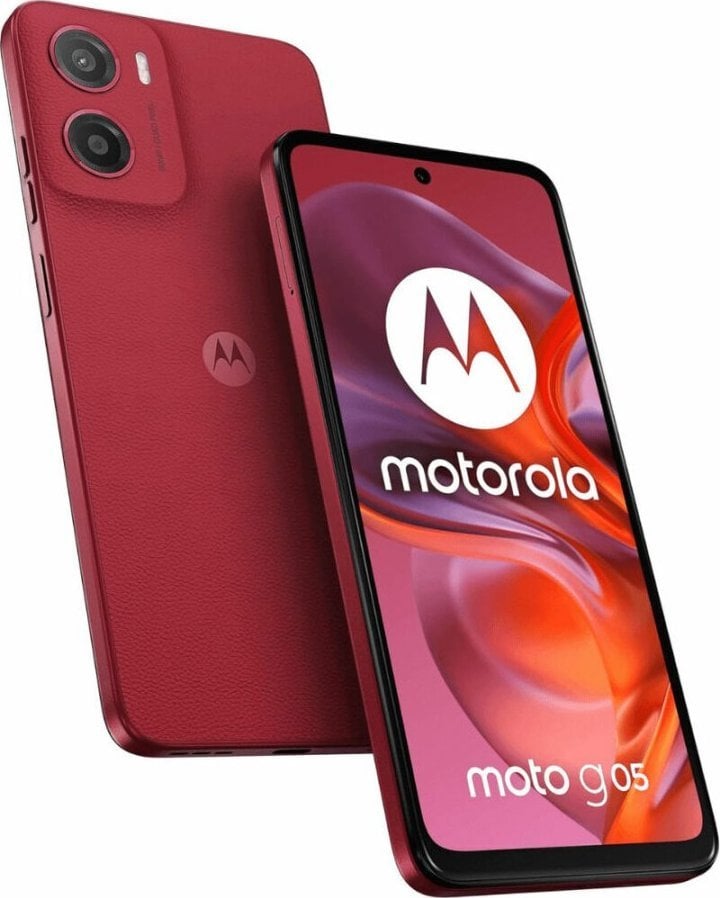 Smartfon Motorola Moto G05 4/128GB Czerwony (PB6L0009ES)