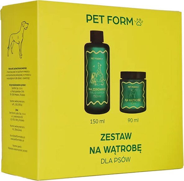 Pet Form Zestaw dla psa 90ml + Olej 150ml