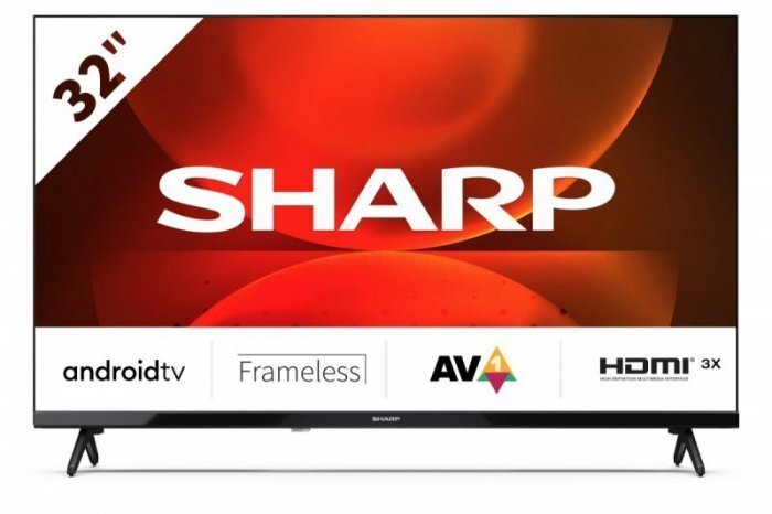 Telewizor Sharp 32FH4EA Telewizor 81,3 cm (32") HD Smart TV Wi-Fi Czarny