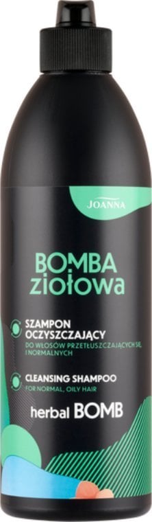 Joanna Bomba Ziołowa Szampon Oczyszczający do Włosów Przetłuszczających Się i Normalnych 500ml