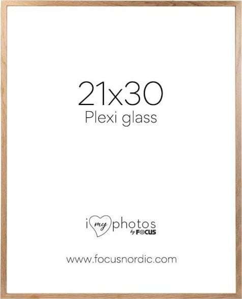Ramka Focus Focus Soul Oak veneer 21x30 Plexi