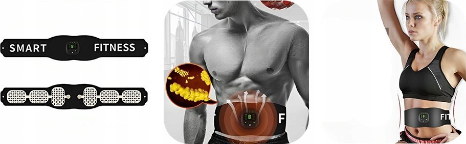 TREC PAS WIBRUJĄCY ODCHUDZAJĄCY WYSZCZUPLAJĄCY 6W1 EMS