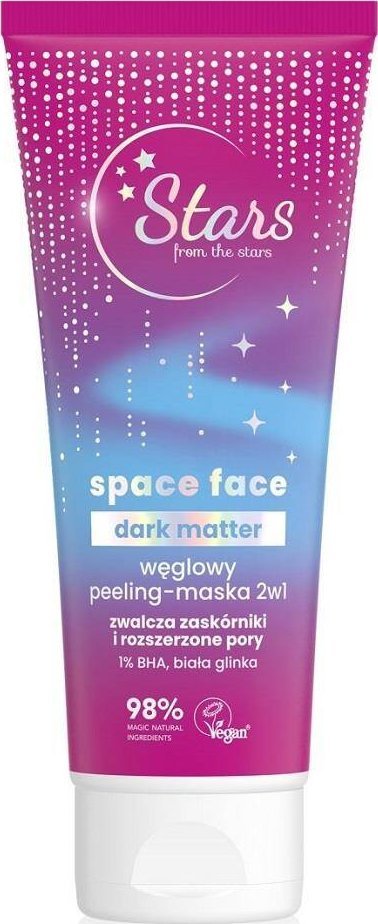 Stars from The Stars Space Face Dark Matter węglowy peeling-maska 2w1 75ml