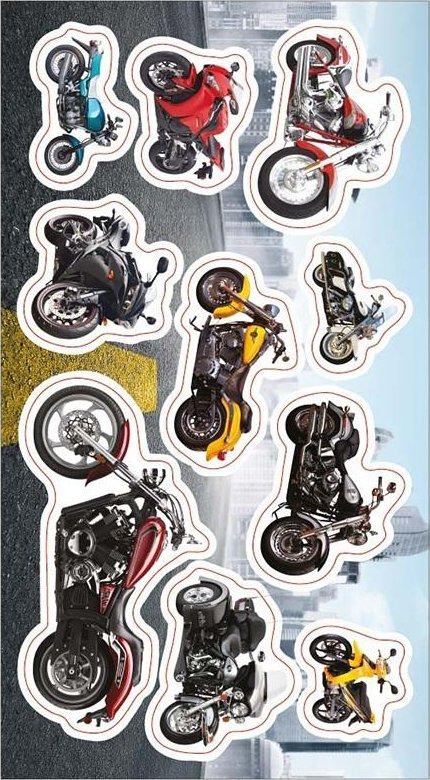 Ranok Naklejki Motocykle