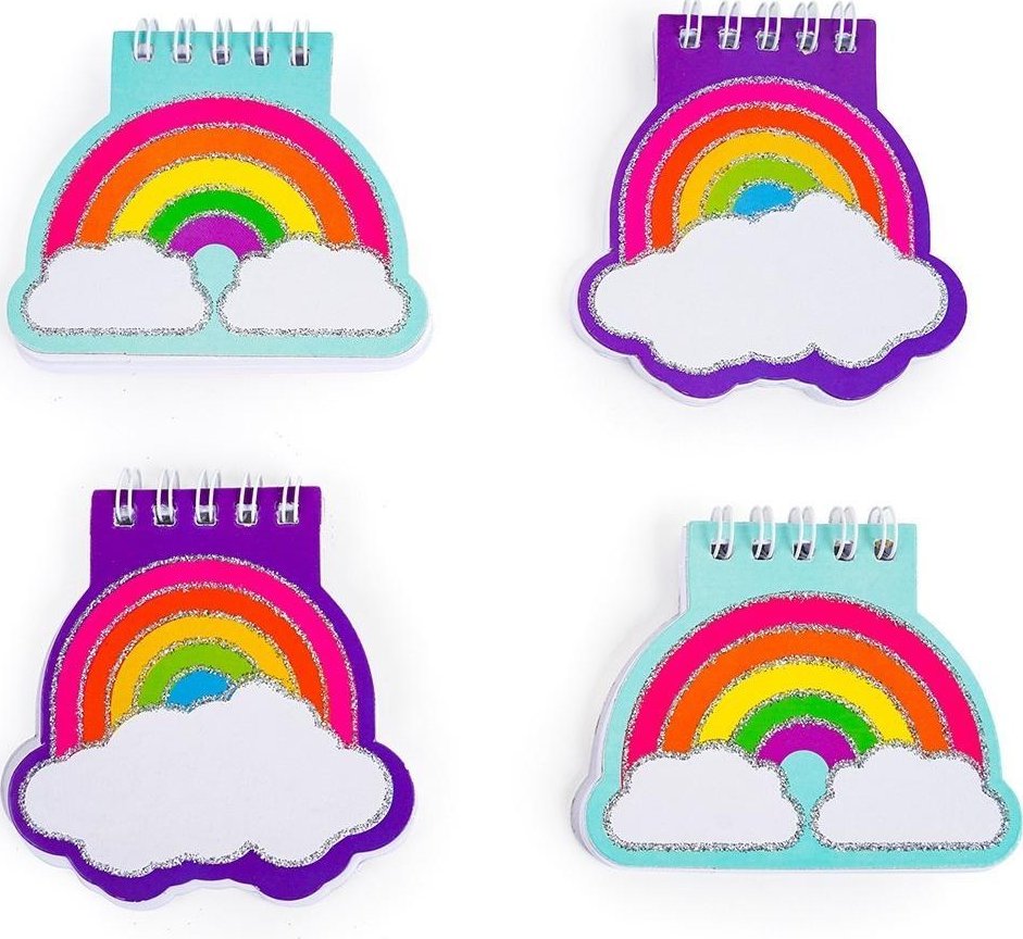 Notesik bloczek tęcza MIX