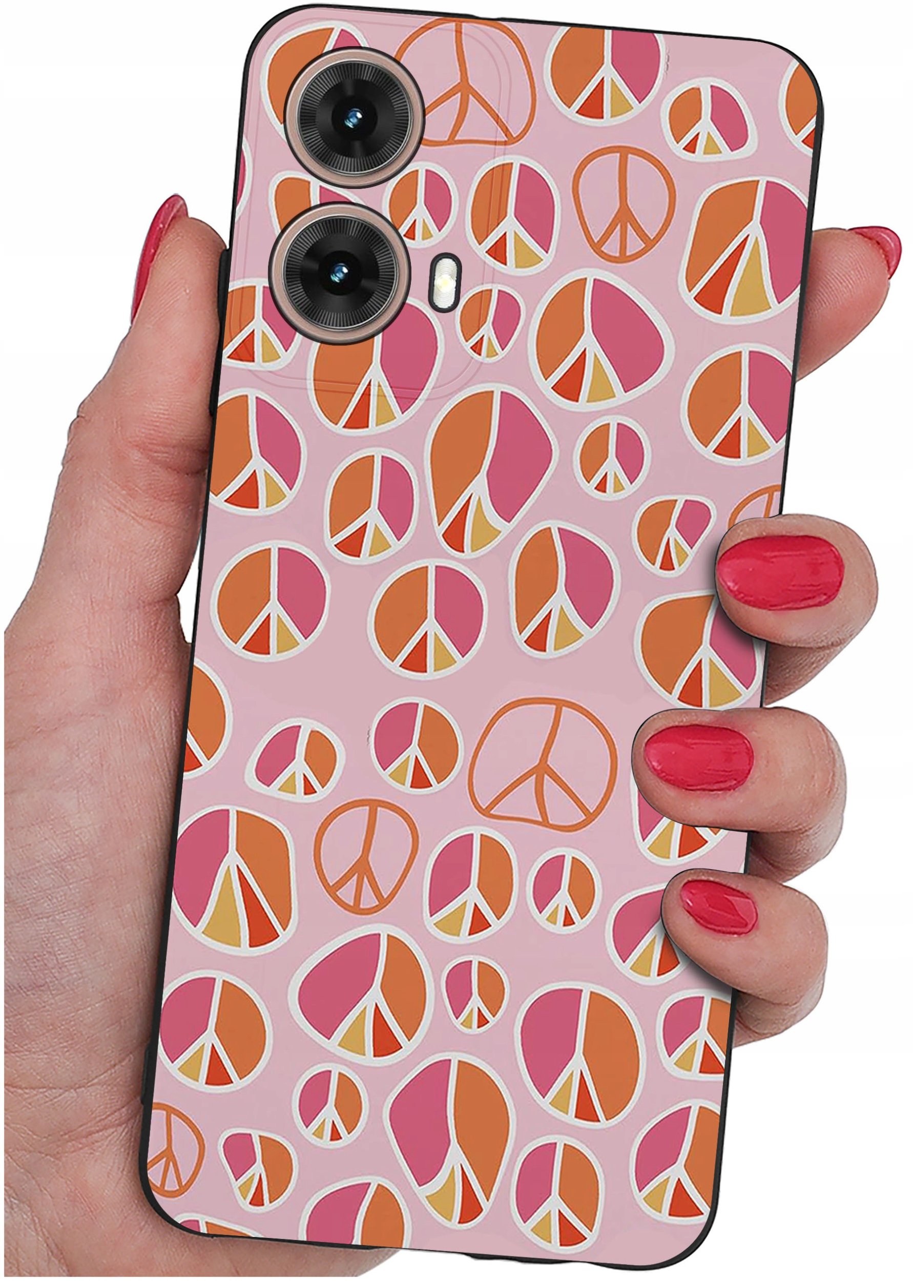 Etui do Motorola Moto G85 5G WZORY |SILIKONOWE MATT CASE