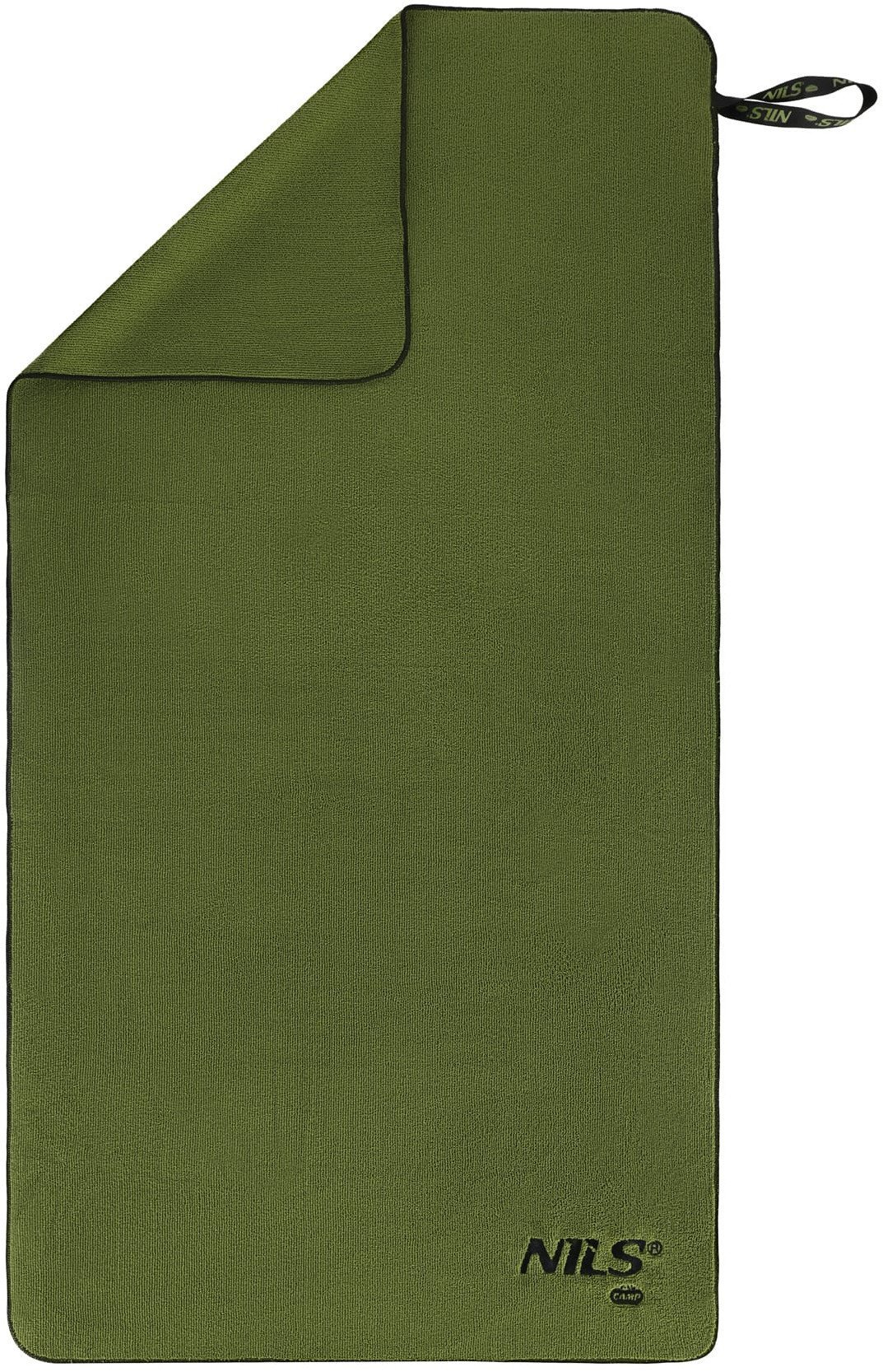 NCR15 RĘCZNIK Z MIKROFIBRY WOJSKOWY KHAKI 120x60 cm NILS CAMP