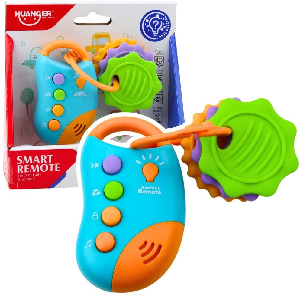 Klucze Do Auta Pilot Interaktywny Z Gryzakami Dla Malucha Światła Dźwięki