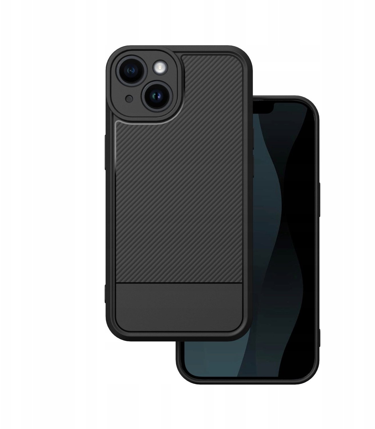Nakładka Carbon Simple case do iPhone 14 czarny