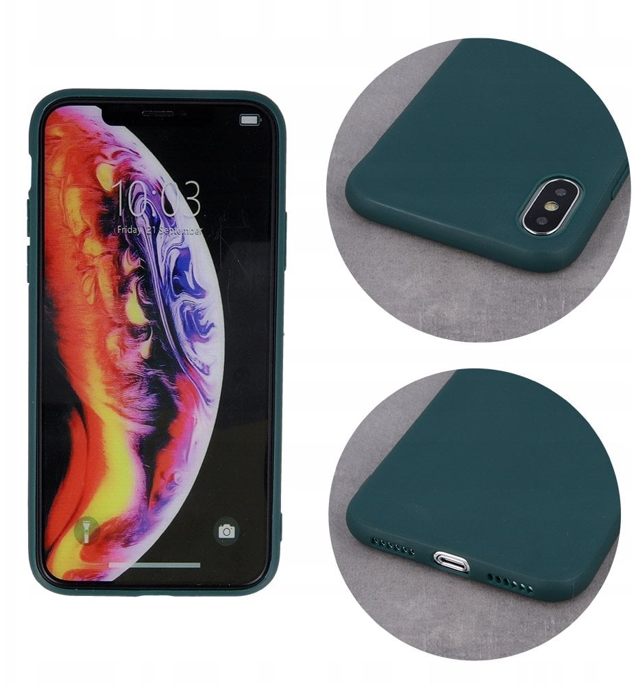 Nakładka Matt case TPU do Xiaomi 15T zielony