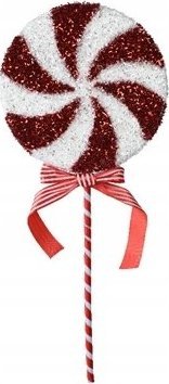 Kaemingk Zawieszka na choinkę lizak nietłukąca 48 cm