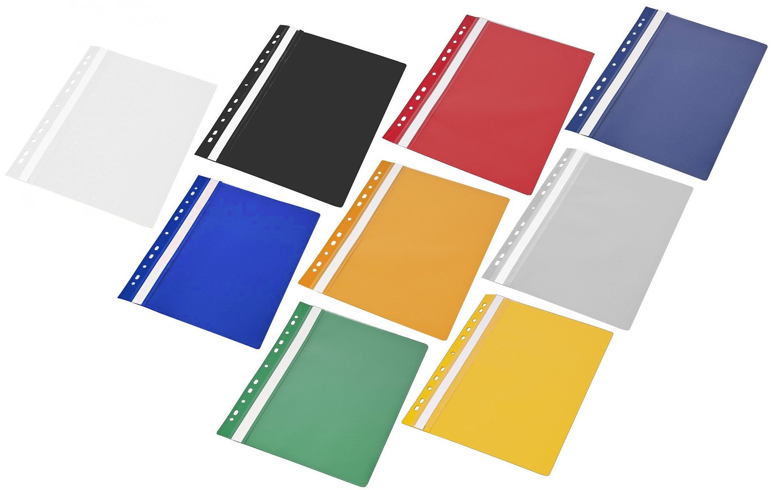 Skoroszyt wpinany MyOffice A4 PCV szary (20) -