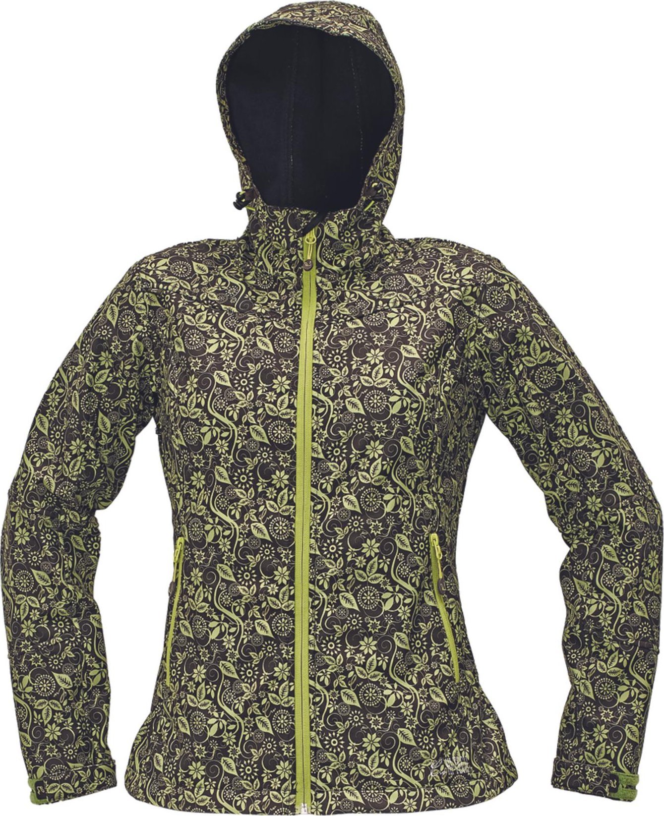 Ardon YOWIE PRINTED - yowie printed - kurtka softshellowa - brązowy/zielony XS