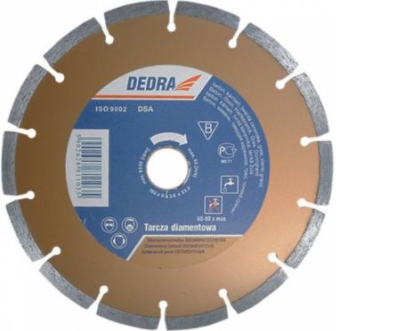 Dedra Tarcza segmentowa diamentowa do cięcia 180mm 22,2mm H1108