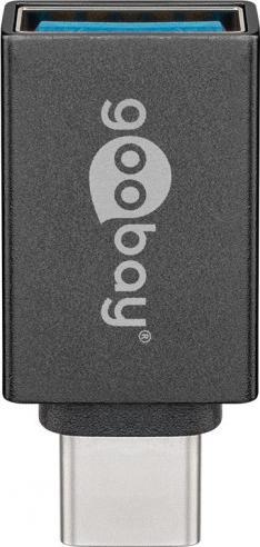 Adapter USB Goobay USB-C - USB Szary (JAB-3395479)