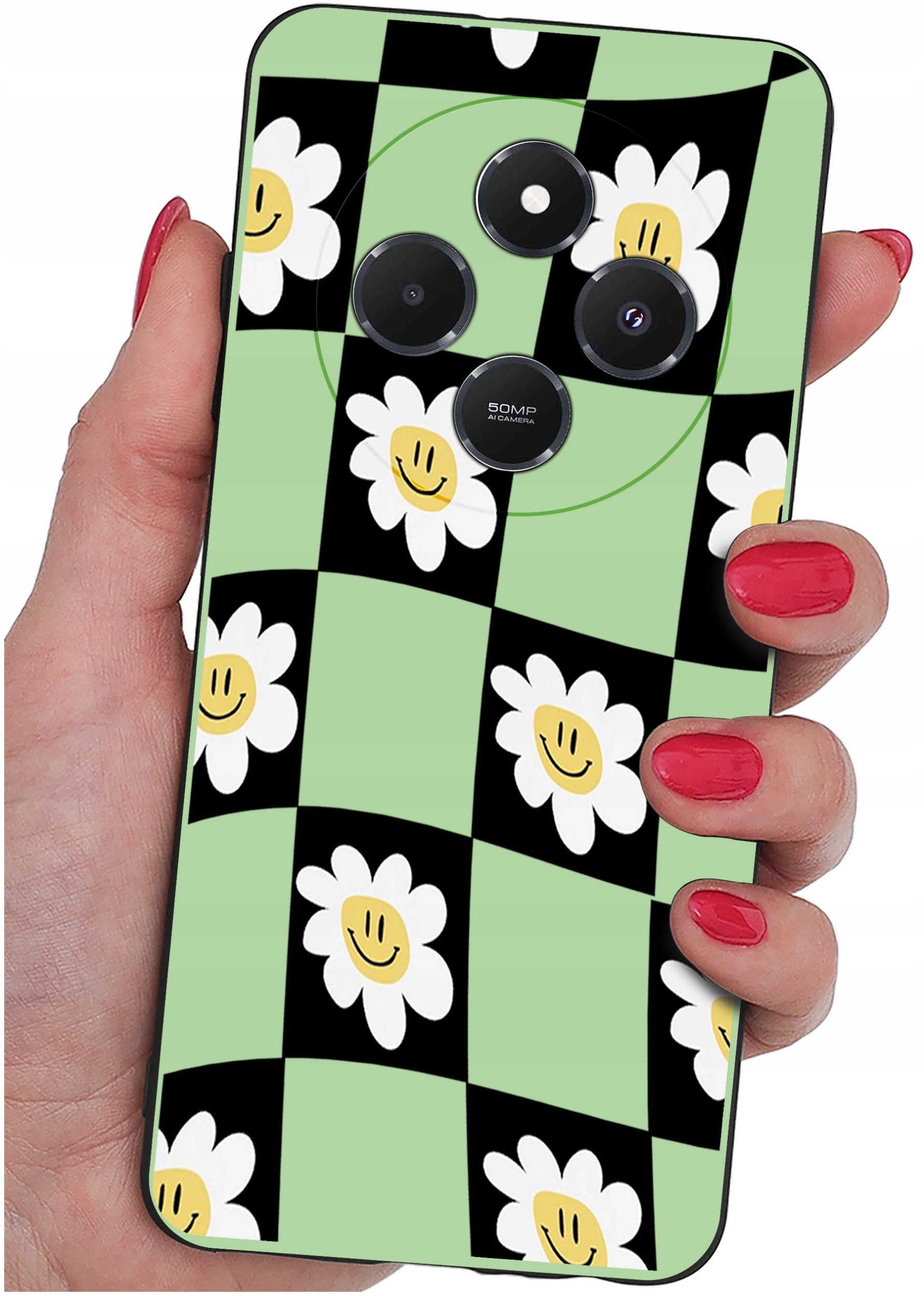 Etui do Xiaomi Redmi 14C WZORY |SILIKONOWE MATT CASE + SZKŁO 9H