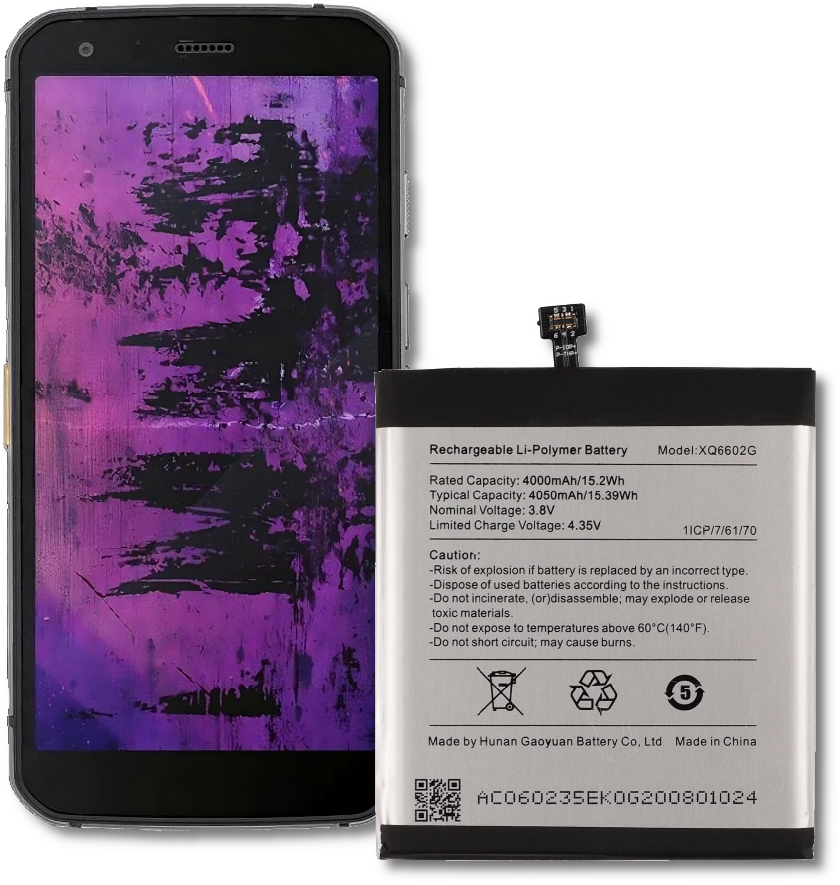 Bateria Cameron Sino Bateria do Caterpillar Cat S62 Świeżej produkcji Nowy Akumulator